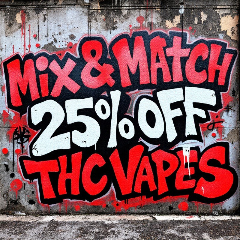 Mix & Match 25% OFF  Vapes