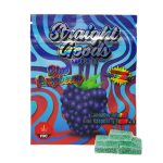 Straight Goods 500mg THC Gummies Blue Raspberry