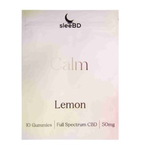 SleeBD Full Spectrum Gummies – Calm Lemon (500mg CBD)