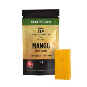 Mango Jelly Bomb (80mg THC) * Sativa *