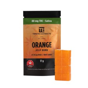 Orange Jelly Bomb (80mg THC) * Sativa *