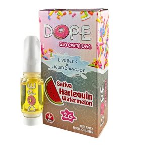 Dope 2g Cartridge Infused with Live Resin And Liquid Diamonds