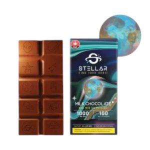 STELLAR 1000mg Chocolate Bar Milk Chocolate
